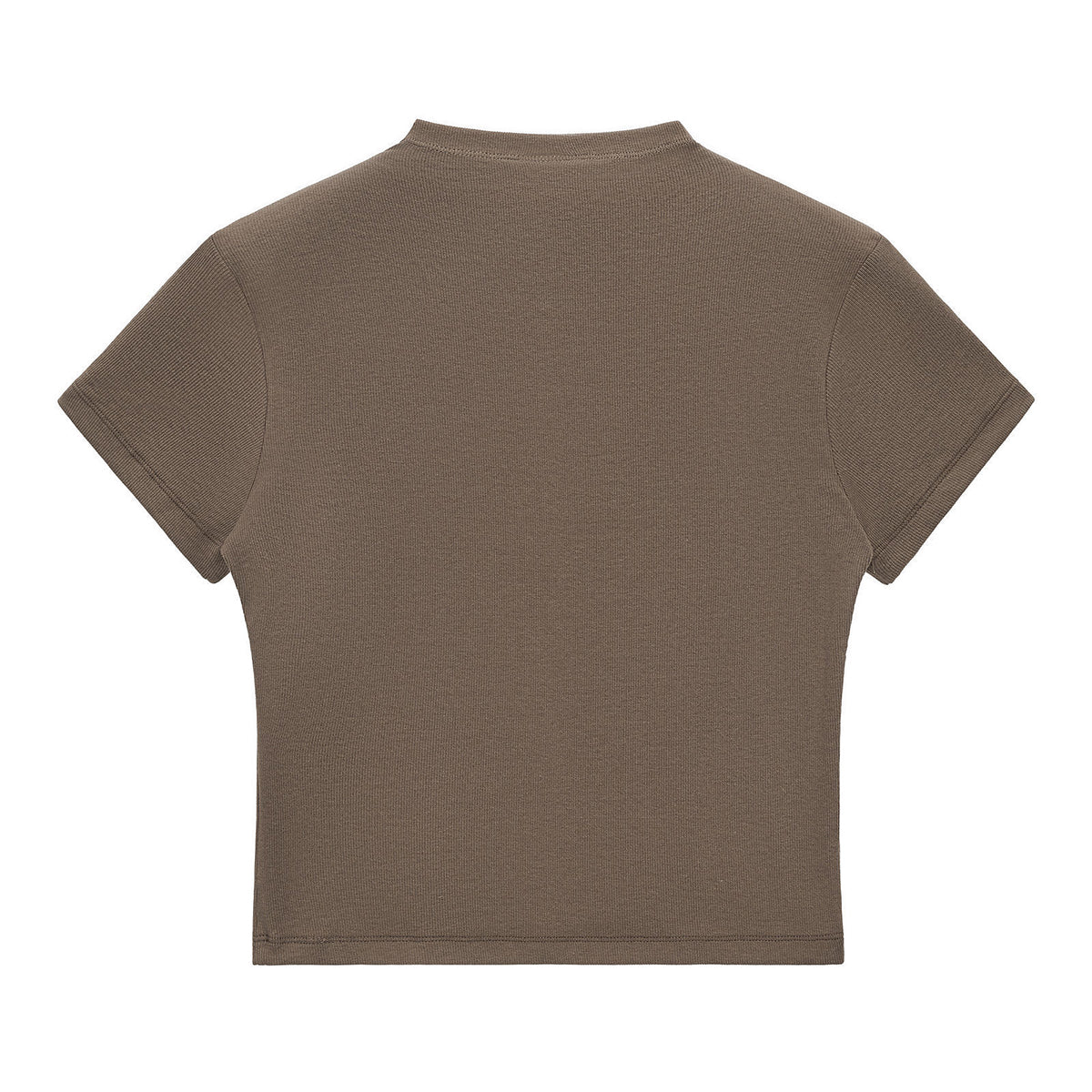 Minimal Textured Knit Fit T-Shirt