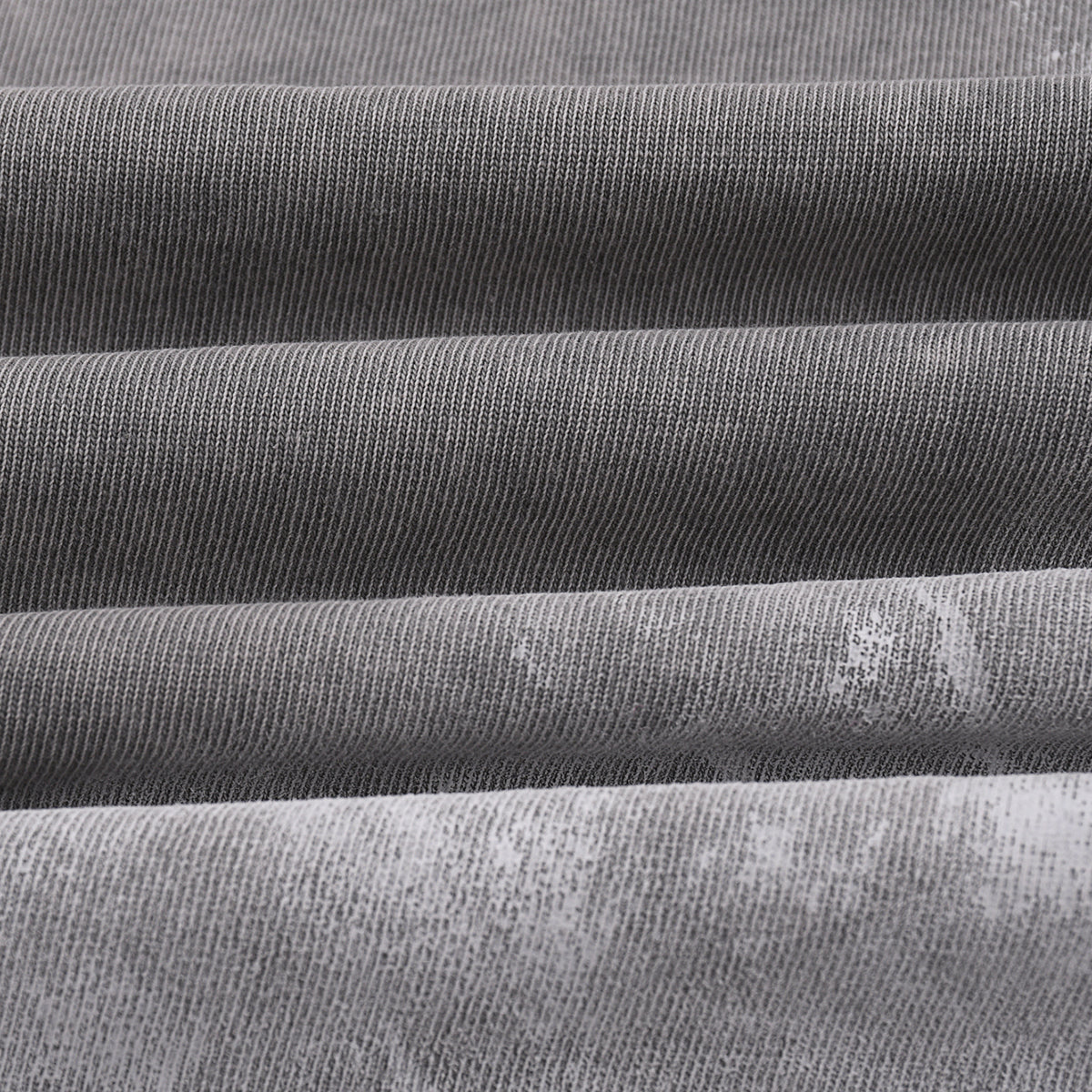 Gray Loose Fit Painted Cotton Sweatshirt