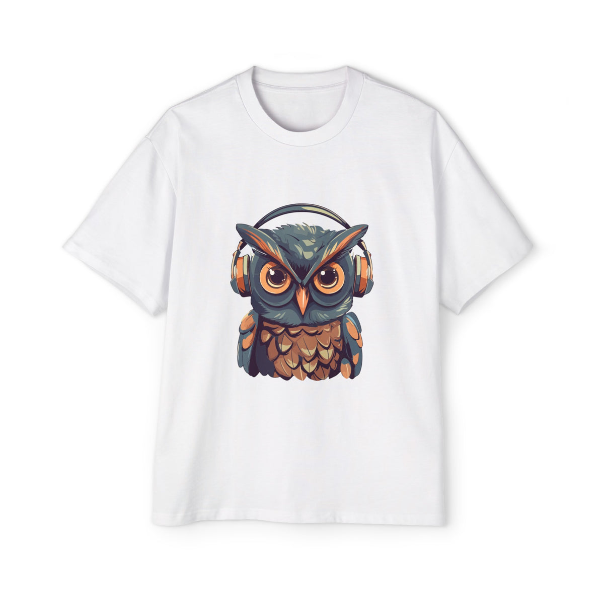 Owl Music Lover Graphic Tee-INNBLAC Fashion Apparel