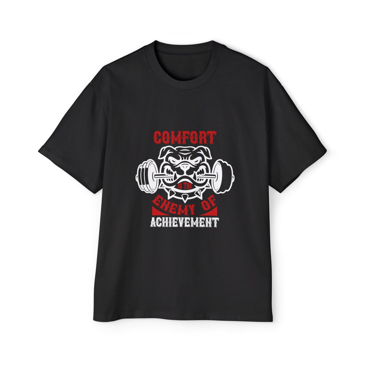 Quote & Dog Fitness Graphic Tee-INNBLAC Fashion Apparel