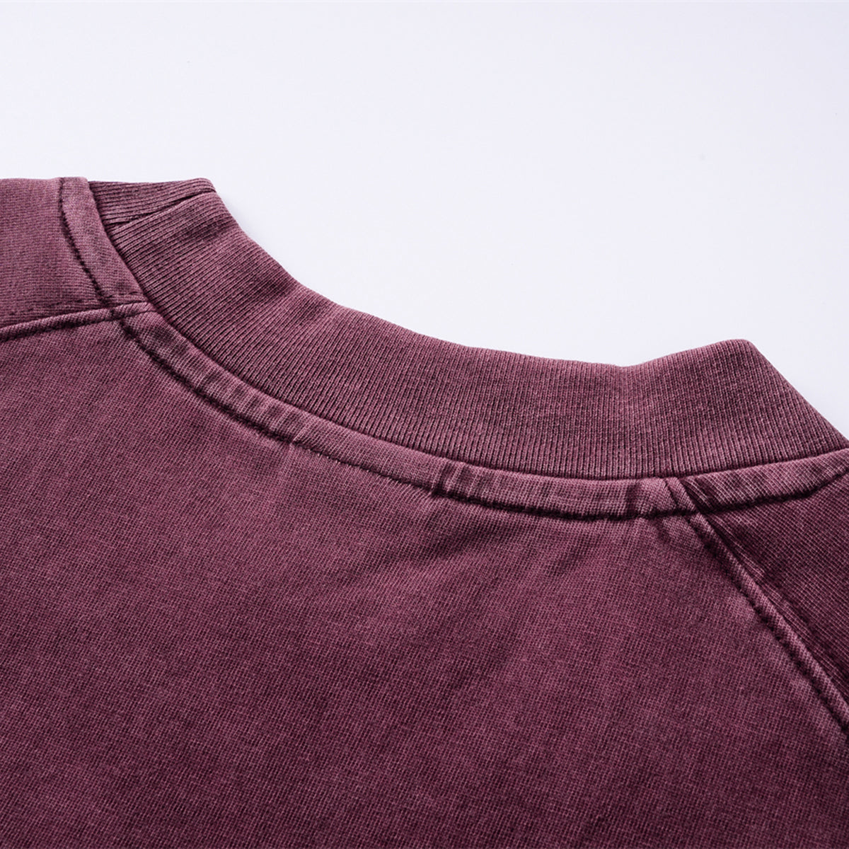 Camiseta vintage de algodón con patchwork lavado de 8.55 oz