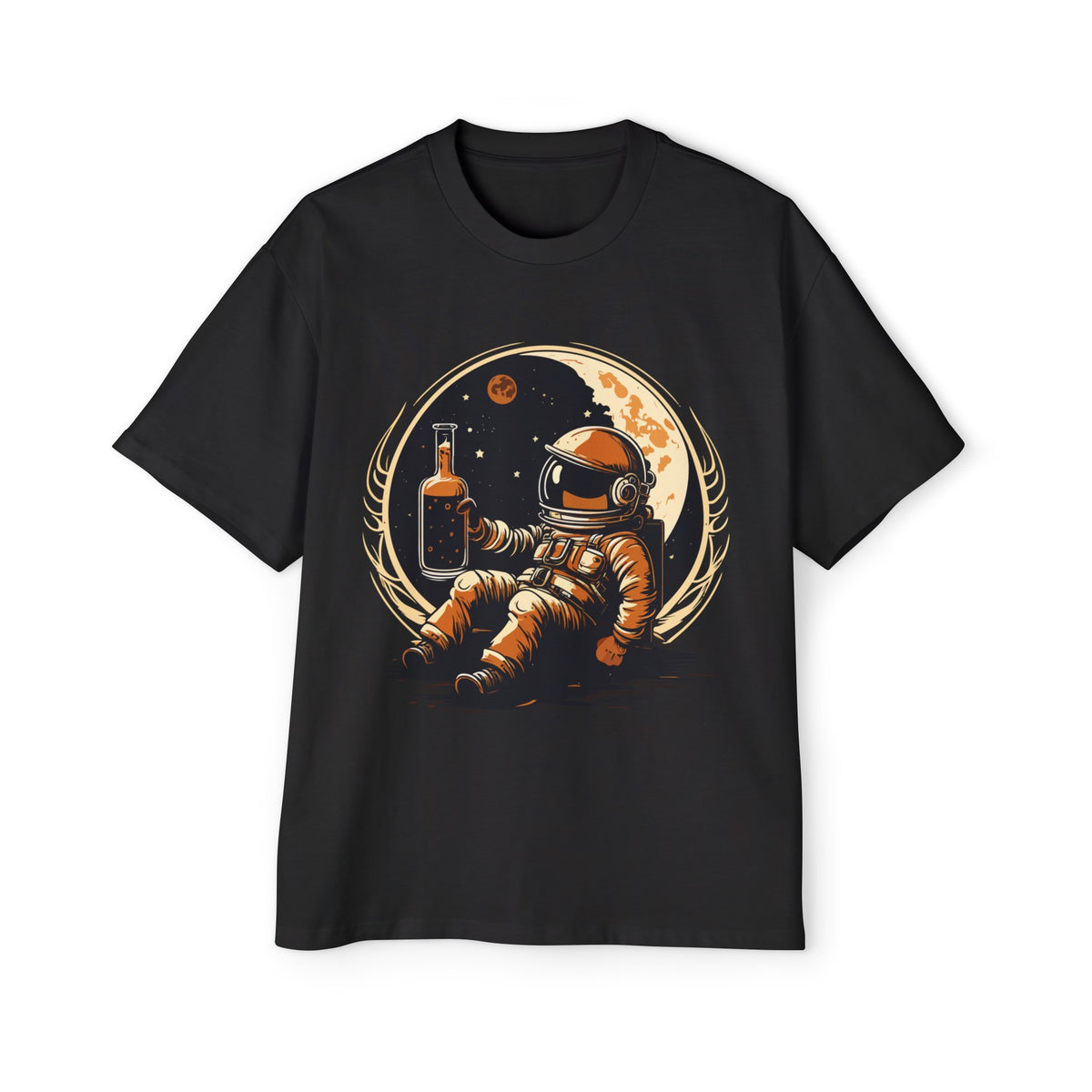 Space Pirate Rum Graphic Tee-INNBLAC Fashion Apparel
