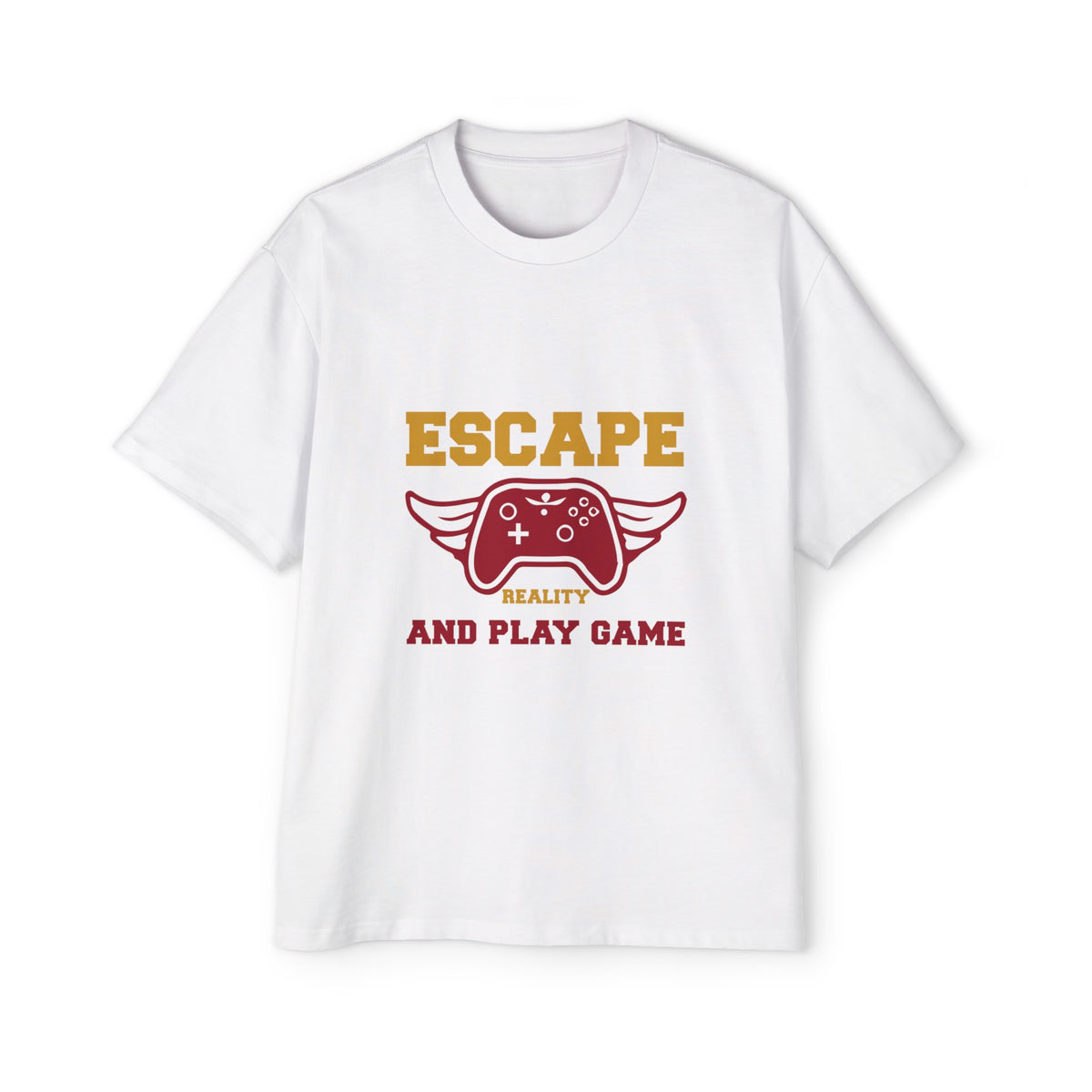 Escape Reality And Play Game Graphic Tee-INNBLAC Fashion Apparel