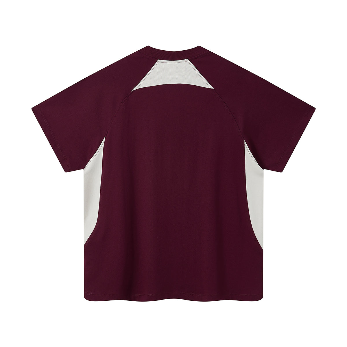 Color Block Oversized Sporty Raglan T-Shirt