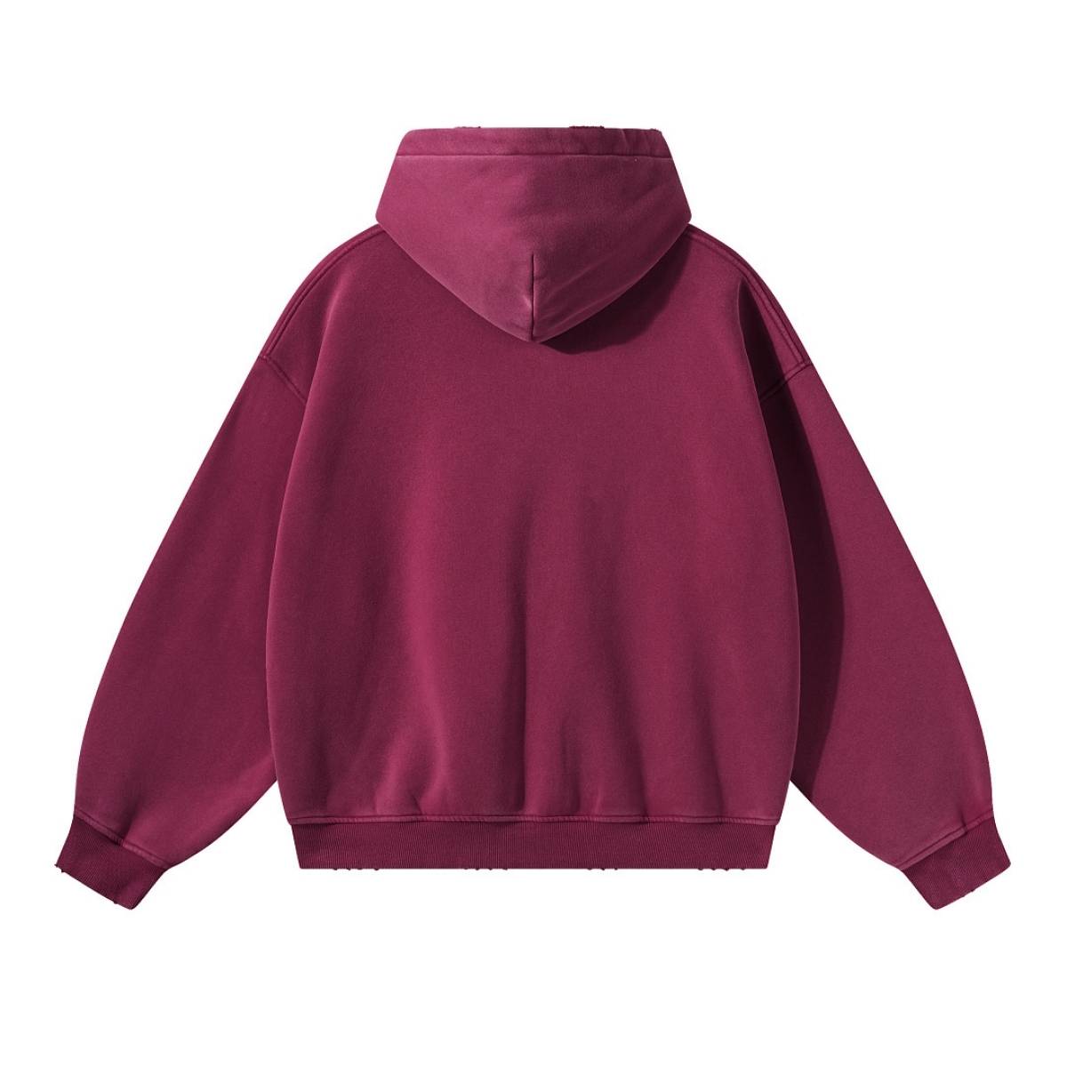 Sudadera con capucha de felpa de novio de gran tamaño