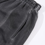 Heavy Wash Vintage Distressed Mesh Straight Pants