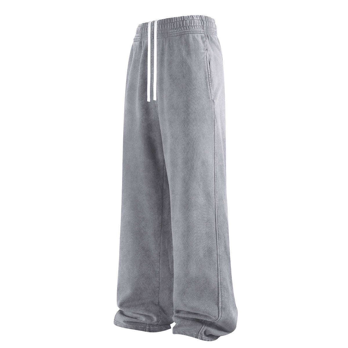 Sweatpants Washed Wide-Leg Vintage Streetwear Joggers