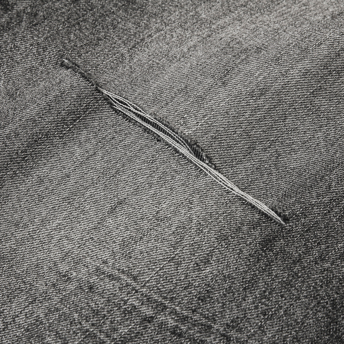 Gradient Fade Knee-Ripped Baggy Jeans