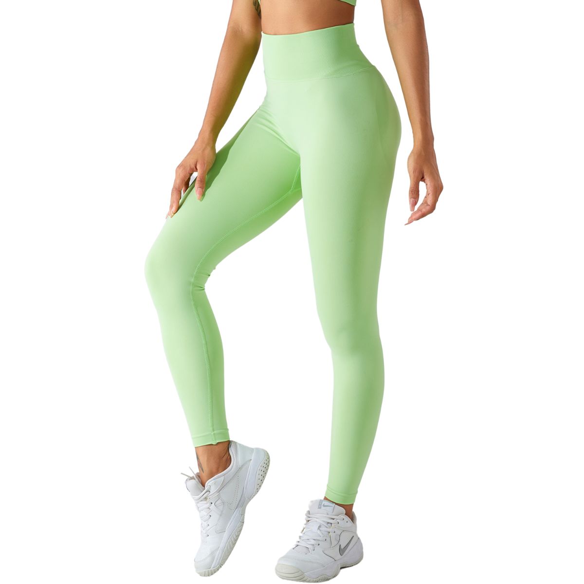 High-Waisted Seamless Yoga Leggings