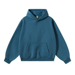 Sudadera con capucha de felpa de novio de gran tamaño