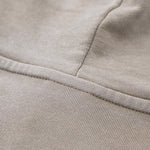 Ombre Raw Edge Kangaroo Pocket Distressed Hoodie