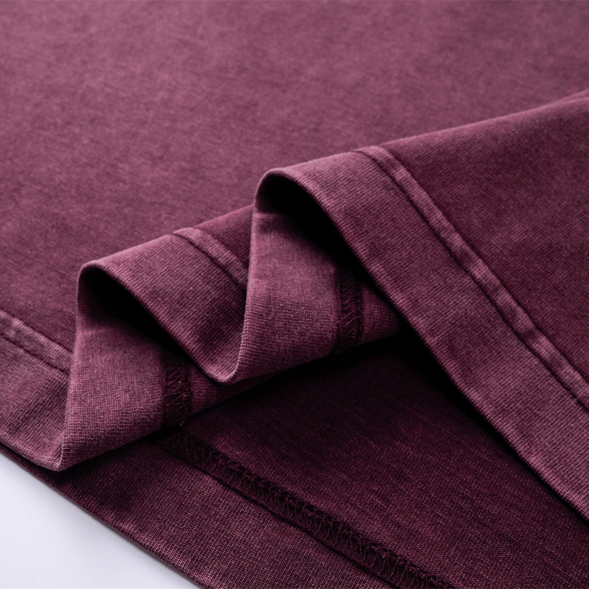 Camiseta vintage de algodón con patchwork lavado de 8.55 oz