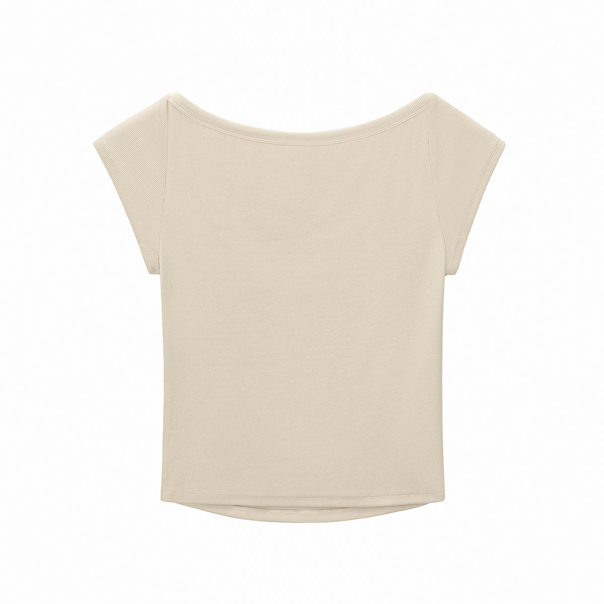 Solid Slim Fit Cropped Hot Girl Tee