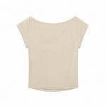 Solid Slim Fit Cropped Hot Girl Tee