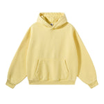 Sudadera con capucha de felpa de novio de gran tamaño