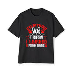 Dog Quote Graphic Tee-INNBLAC Fashion Apparel