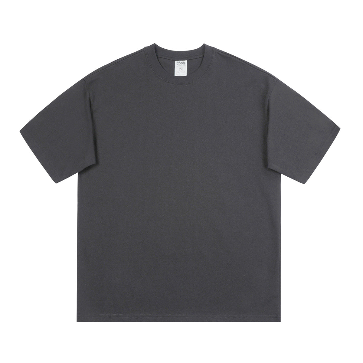 Crew Neck Solid Color Cotton Tee 7.5oz