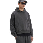 Sudadera con capucha de felpa de novio de gran tamaño
