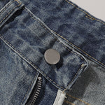 Faded Wash Vintage Relaxed Wide Leg Denim Jeans