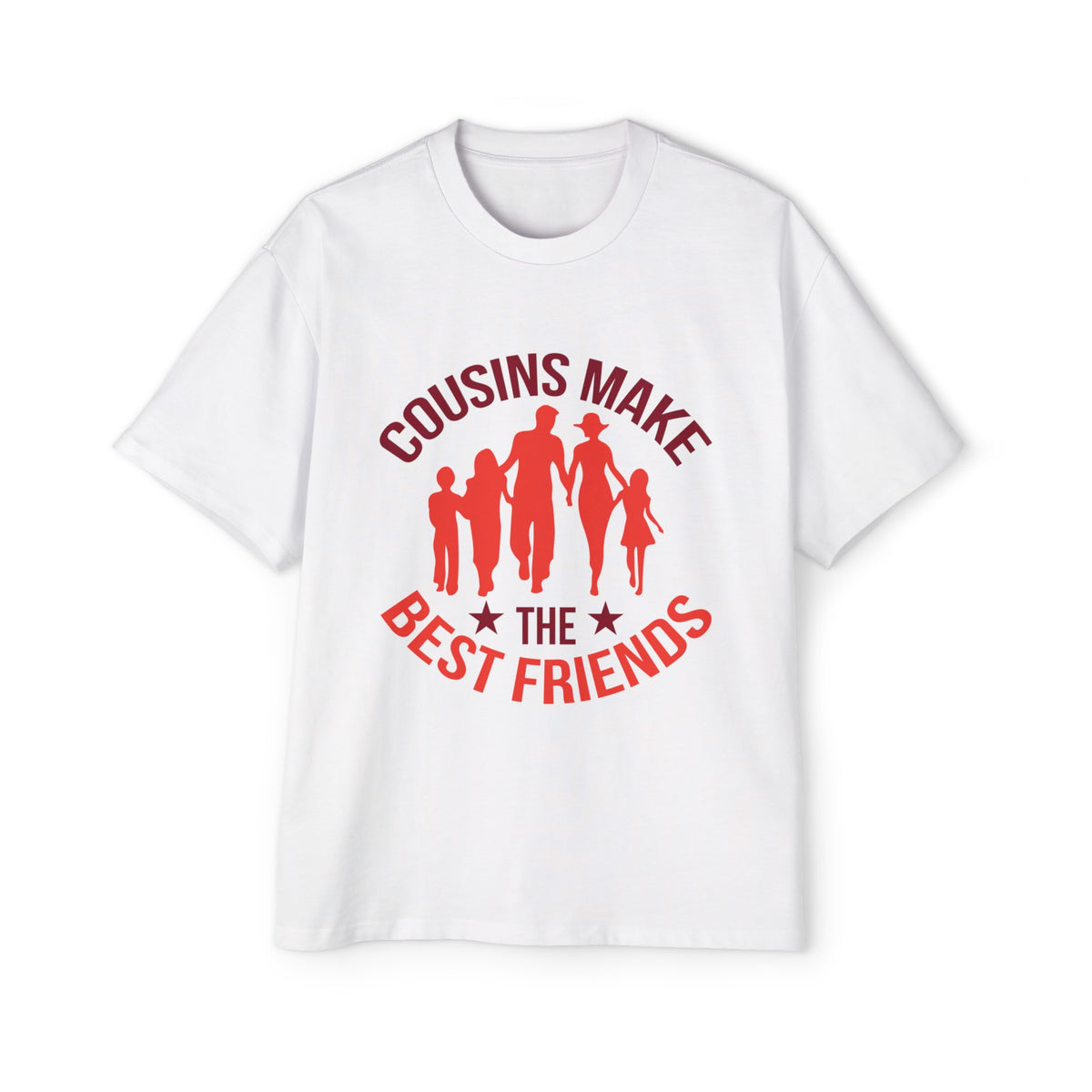 Cousins Make The Best Friends Graphic Tee-INNBLAC Fashion Apparel