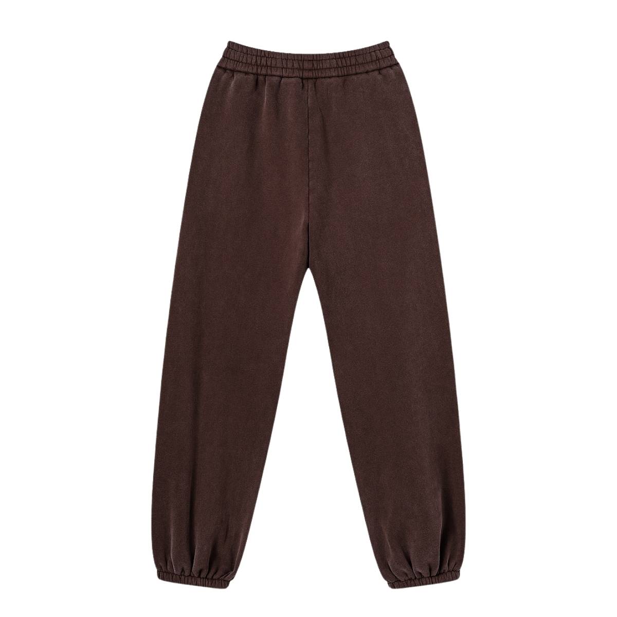 Jogger holgado descolorido y lavado