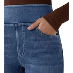 Vintage Washed High Waist Straight Leg Jeans