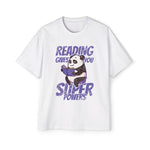 Panda Books Lover Graphic Tee-INNBLAC Fashion Apparel