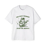 Happy Frog Playing Guitar Graphic Tee-INNBLAC Fashion Apparel