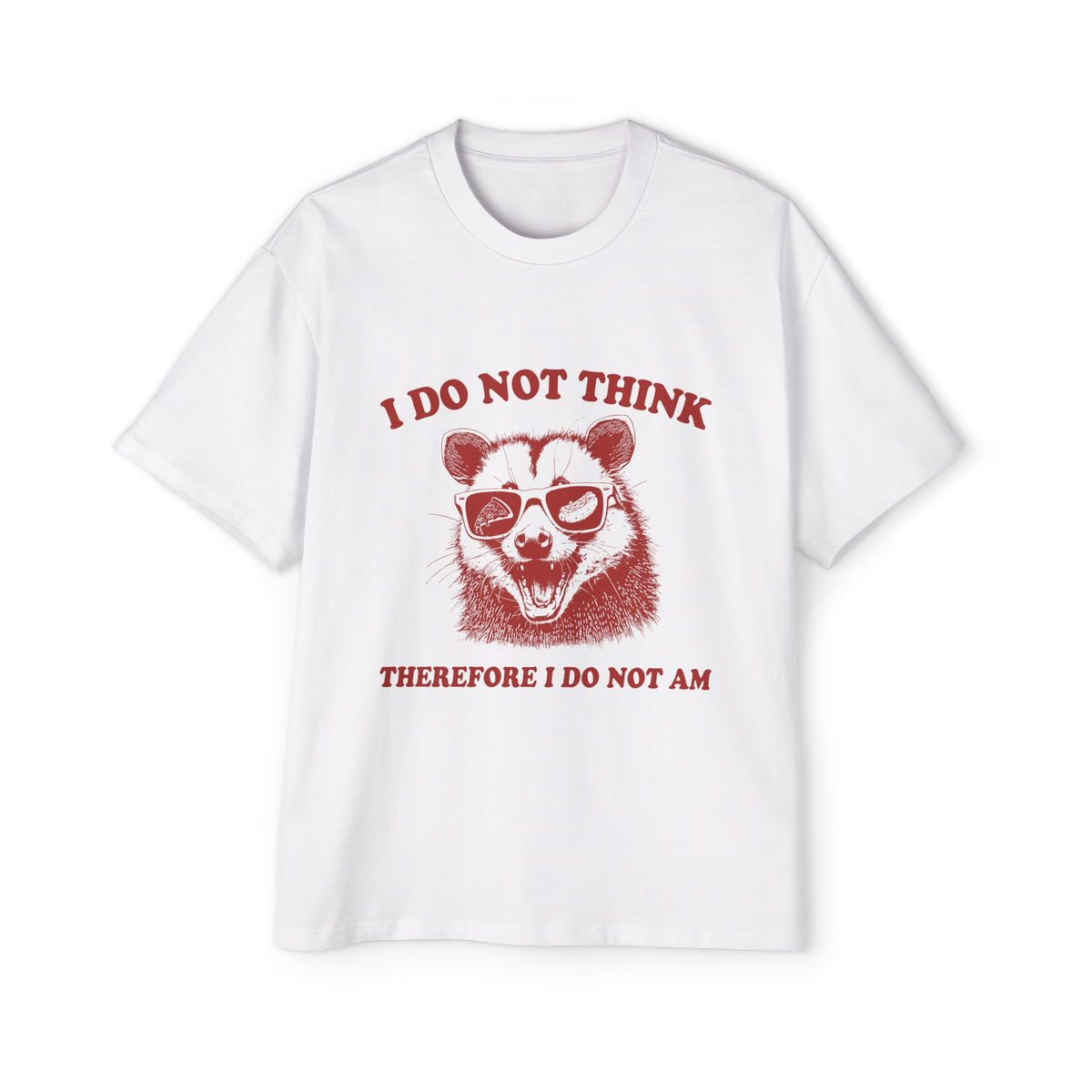 Possum Wearing Pizza Hotdog Sunglasses Graphic Tee-INNBLAC Fashion Apparel