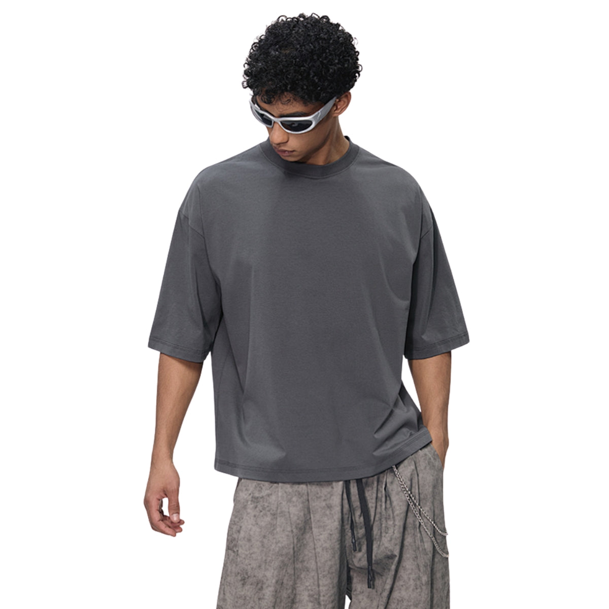 Minimalist Daily Wear Lightweight Boxy Tee