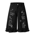 Street Graffiti Cartoon Baggy Jeans