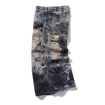 Unisex Streetwear Printed Baggy Jeans