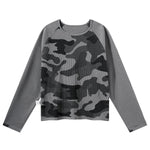 Reversible Double-Sided Waffle Camo Long Sleeve Shirt