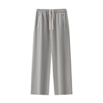 Vintage Washed Heavyweight Drawstring Wide Leg Casual Pants