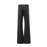Vintage Raw Denim Wide Flare Jeans