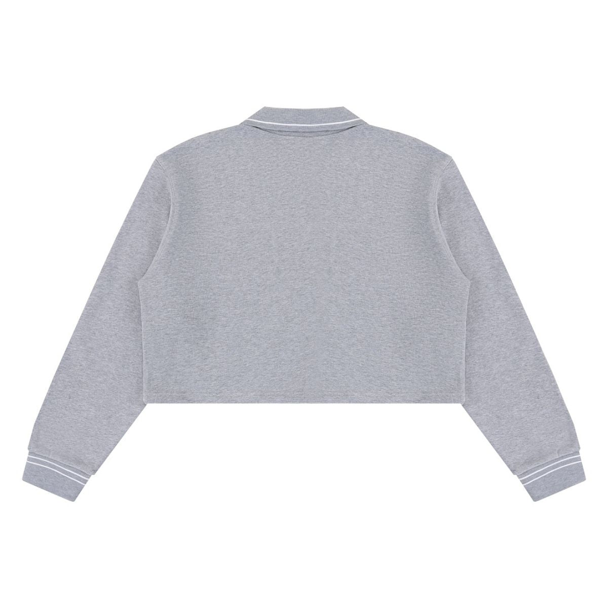 410G Heavyweight Cotton Cropped Sweatshirt | Coverstitch Detail Street Pullover