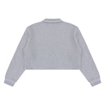 410G Heavyweight Cotton Cropped Sweatshirt | Coverstitch Detail Street Pullover