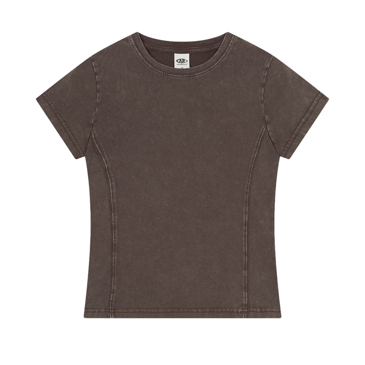 Snow Washed Peruvian Cotton Slim Fit Y2K Tee