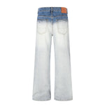 Vintage Washed Slim Flare Jeans
