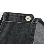 Vintage Wash Denim Ripped Vest
