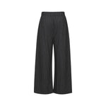 Vintage Striped Wide Leg Suit Trousers