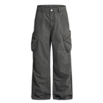 Relaxed Fit Tactical Cargo Zipper Pants