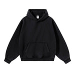Sudadera con capucha de felpa de novio de gran tamaño