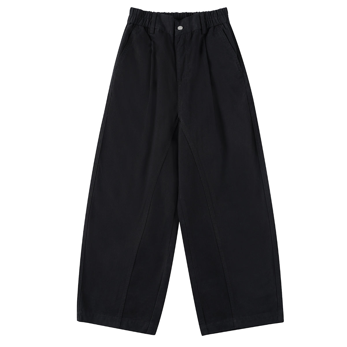 Relaxed Fit Wide Leg Casual Pants