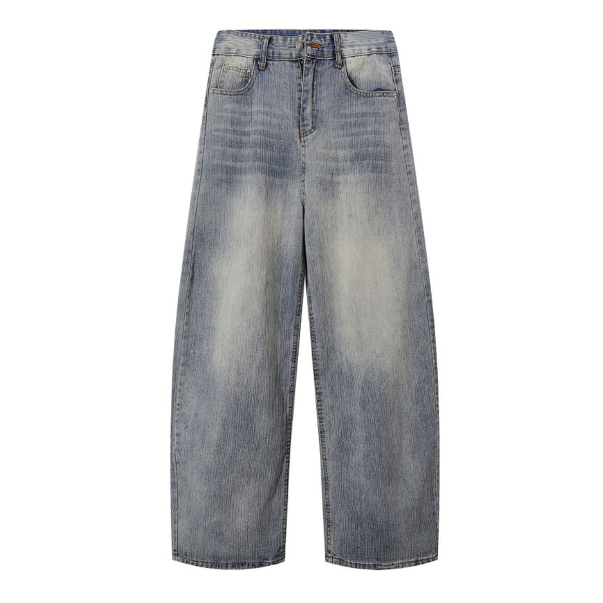 Vintage Slub Denim Barrel Leg Jeans