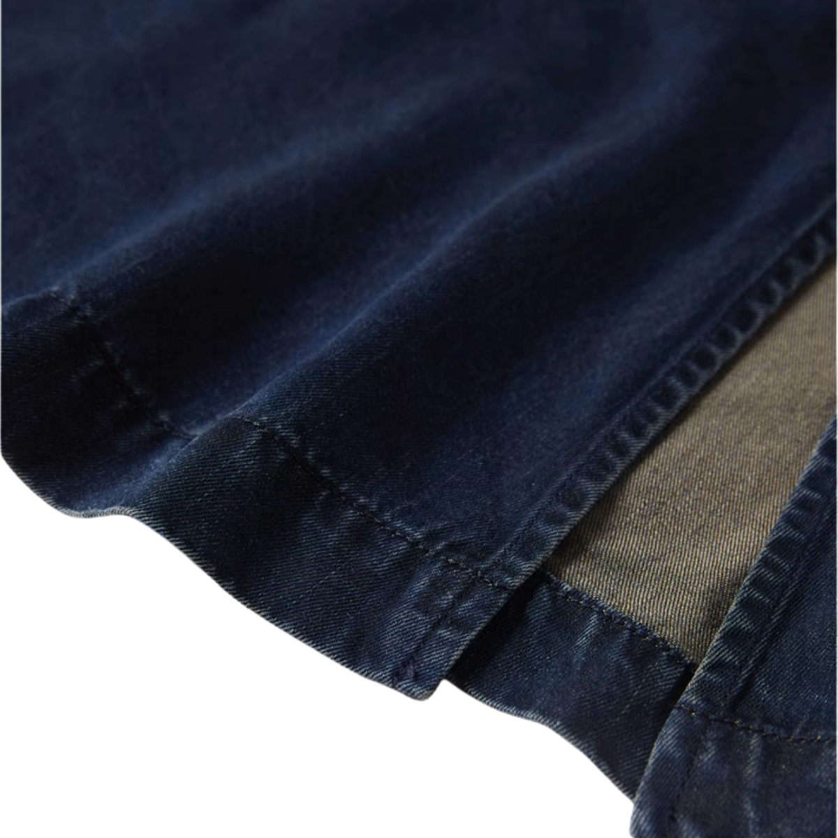 Floral Print Denim Spaghetti-Strap Dress