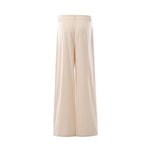 Old Money Cotton Linen Wide Leg Trousers