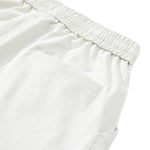 Pantalones cargo de pierna ancha y corte tobillero