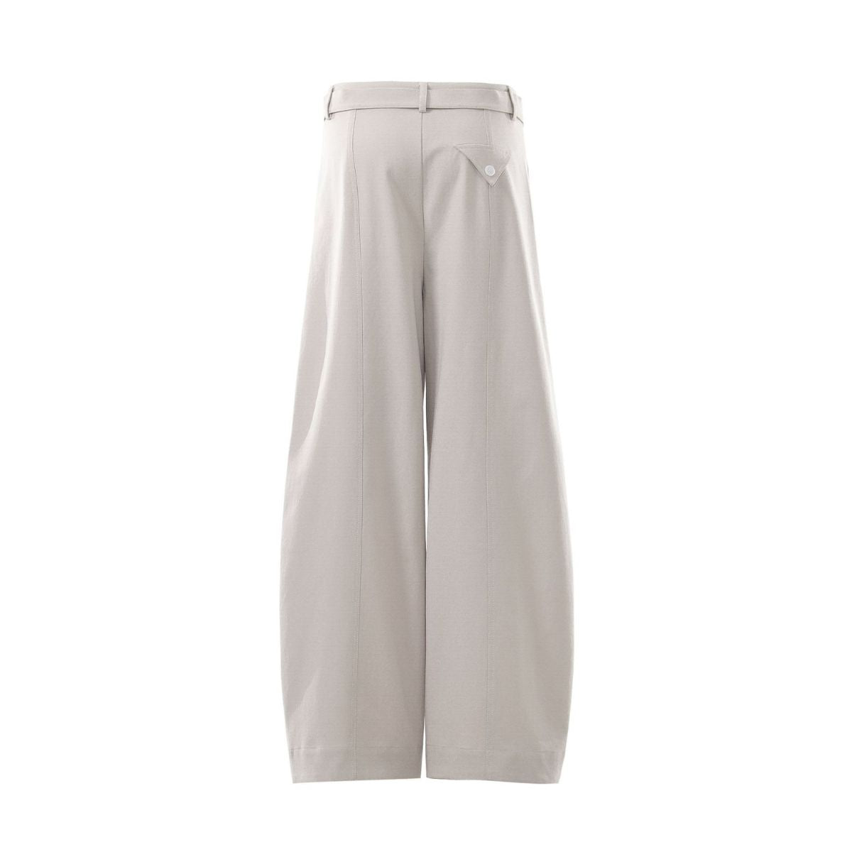 Old Money Draped Barrel Leg Trousers