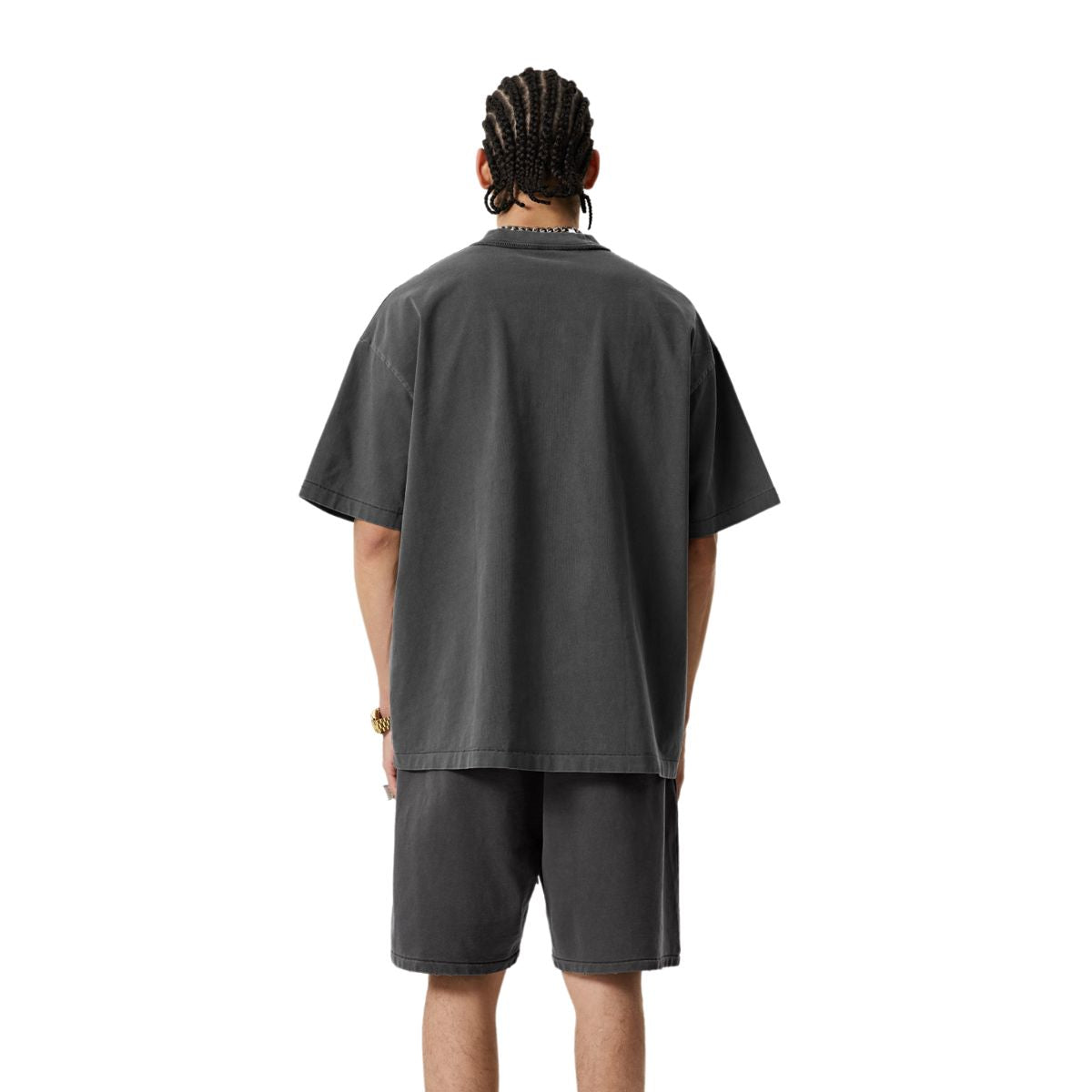 Vintage Wash Reverse Destructive T Shirt 8oz